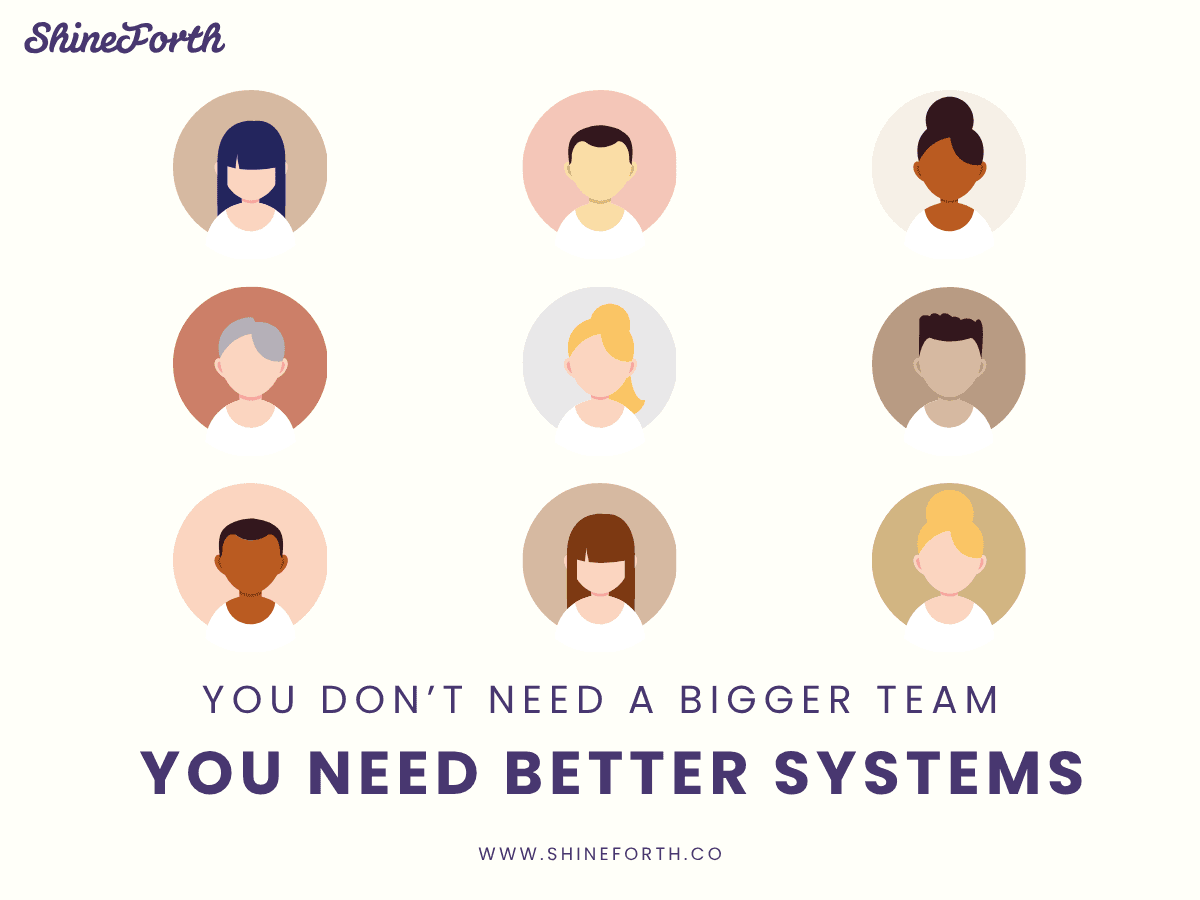You Don’t Need a Bigger Team You Need Better Systems