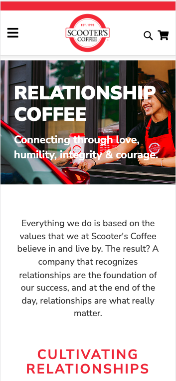 Scooter's > Mobile > Relationship Coffee